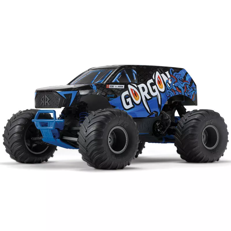 1/10 GORGON 2WD RTR Brushed Monster Truck, Blue