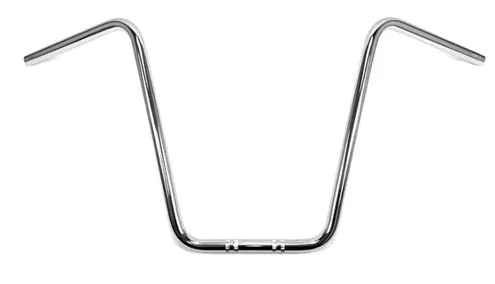 1" Handlebars Ape Hanger 17" CHR not dimpled For Harley-Davidson