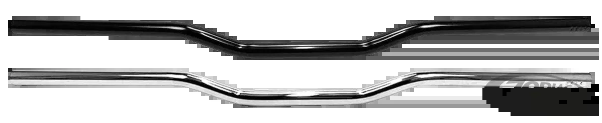 1" Handlebars Flat Cross CHR not dimpled For Harley-Davidson
