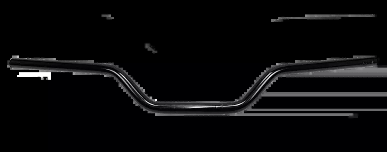 1" Handlebars Street Track 4" BLK no dmp For Harley-Davidson