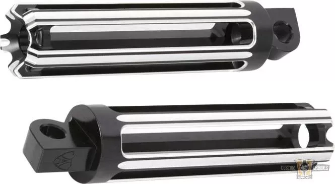 10-Gauge Footpeg Contrast Cut, Anodized For Harley-Davidson