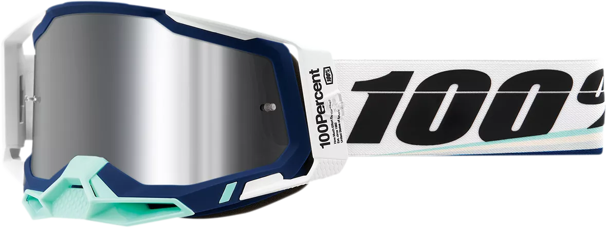100% 100% Racecraft 2 Goggle - Arsham Flash Silver Mirror Lens, Part 50010-00011