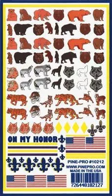 10212 Animals Decals 5x8