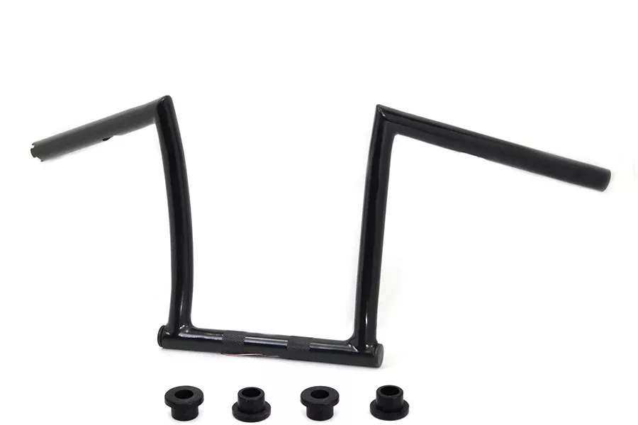 11" Chiseled Satin Black Handlebar For Harley-Davidson