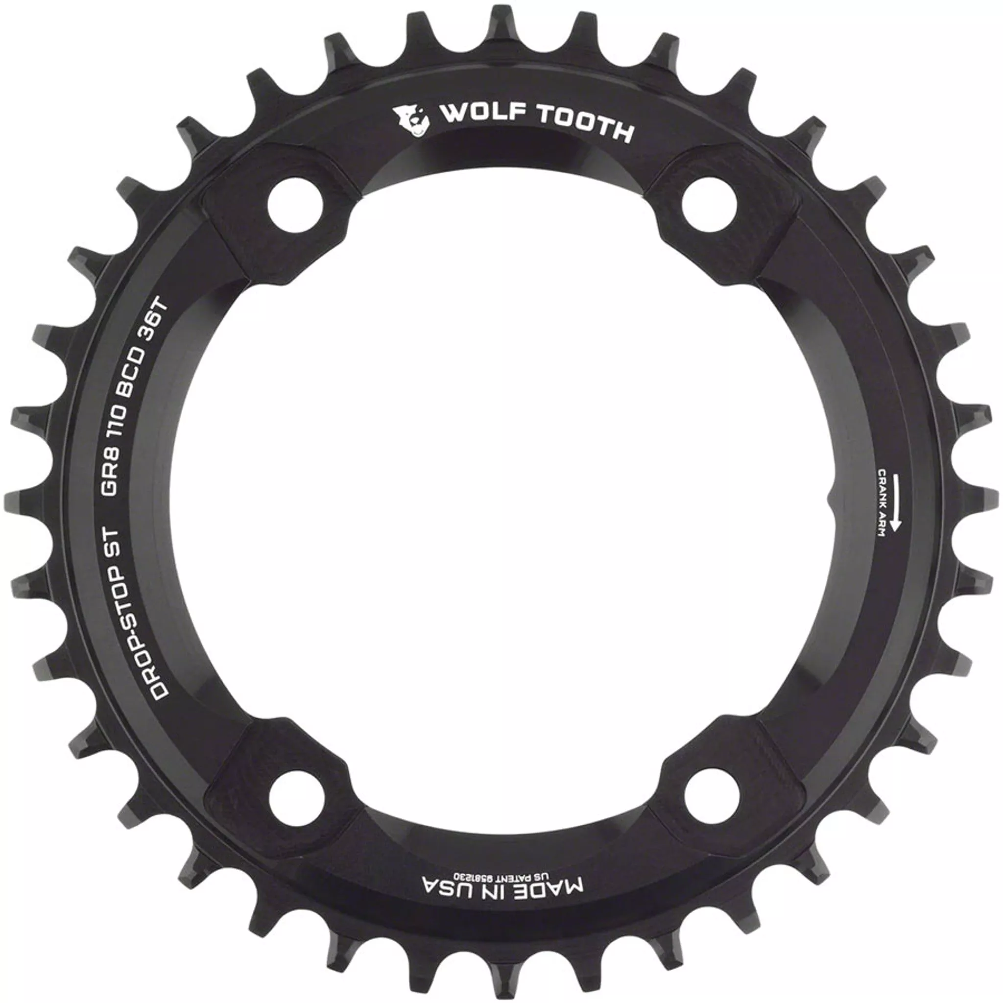 110 Asymmetrical BCD Chainrings for 12-Speed Shimano GRX