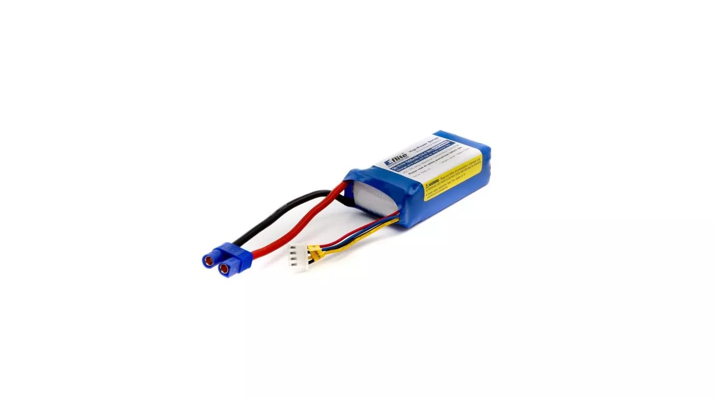 1300mAh 3S 11.1V 20C LiPo: EC3 (EFLB13003S20)