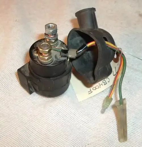 1977 Honda CB400 Super Sport solenoid switch STARTER MAGNETIC