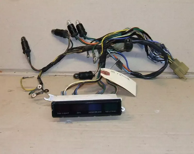 1985 Honda CB700 Nighthawk WIRE HARNESS ASSEMBLY SPEEDOMETER GAUGECLUSTER