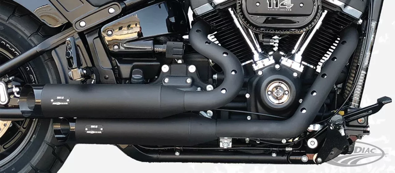 2-2 Big Short Black with Hole Softail 21-up For Harley-Davidson