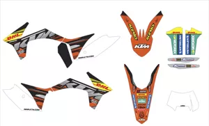 2013 KTM World Enduro Factory Graphics Kit