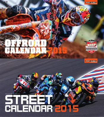 2015 KTM Offroad & Street Calendar