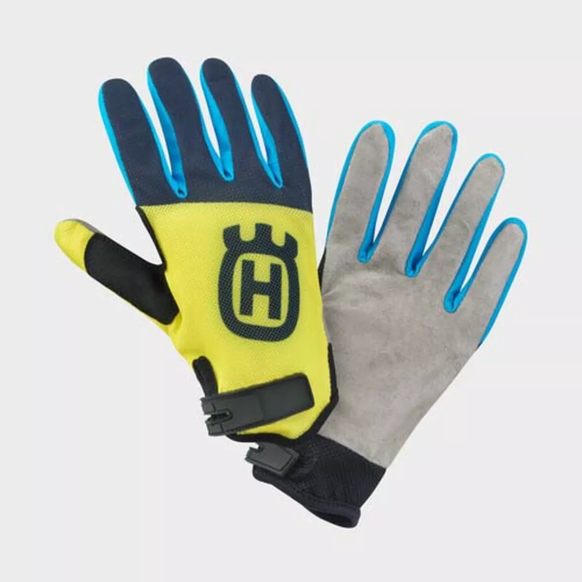 2024 Husqvarna Kids Railed Edrive Gloves (Yellow)