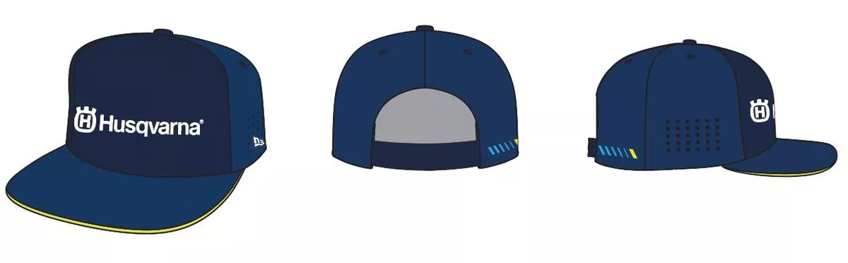 2027 Husqvarna Team Flat Cap (Navy)