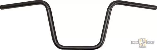270 Ape Hanger Handlebar Dimpled 3-Hole Black 1" Powder Coated For Harley-Davidson