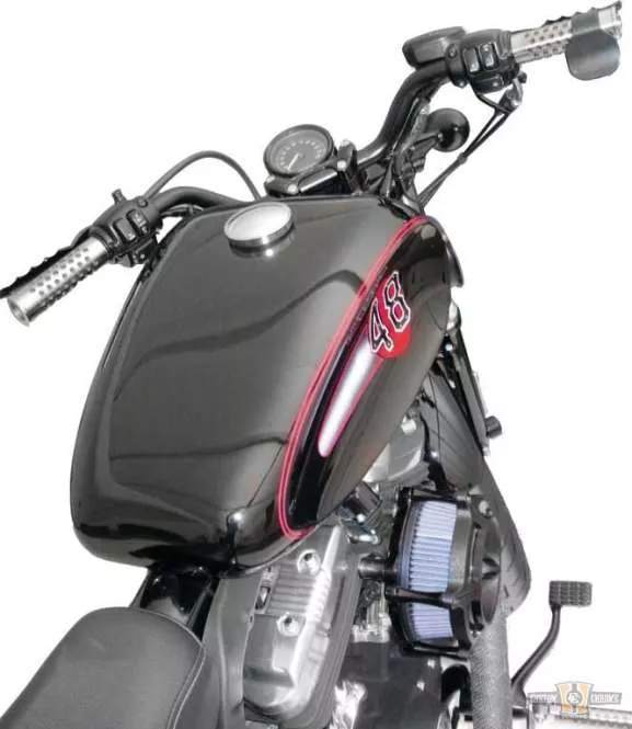 3.5 Gallon Dished & Axed Custom Gas Tank For Harley-Davidson Sportster