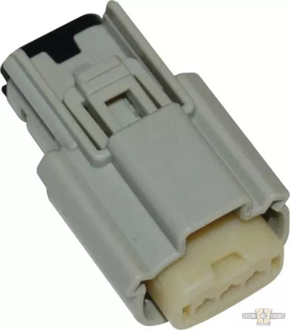 3-Position Molex MX-150 Series Male Connector Gray For Harley-Davidson