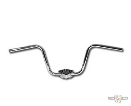 310 Ape Hanger Handlebar Dimpled 3-Hole Chrome 1" For Harley-Davidson