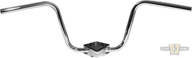 310 Ape Hanger Handlebar Non-Dimpled Chrome 1" For Harley-Davidson