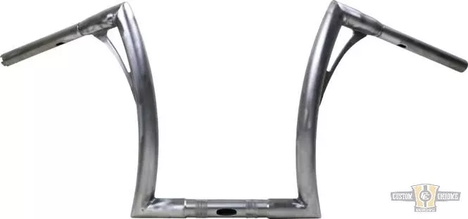 380 Tall Flow Bar Super Fat Road Glide Handlebar 1.4" Raw Throttle By Wire For Harley-Davidson