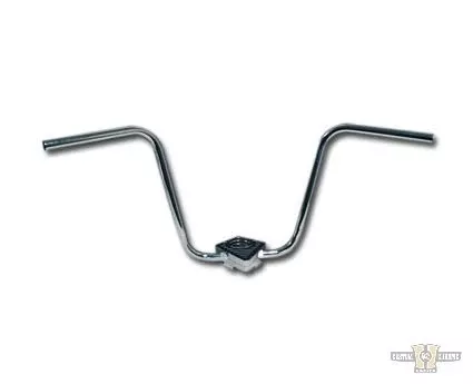 410 Ape Hanger Handlebar Non-Dimpled Chrome 7/8" For Harley-Davidson