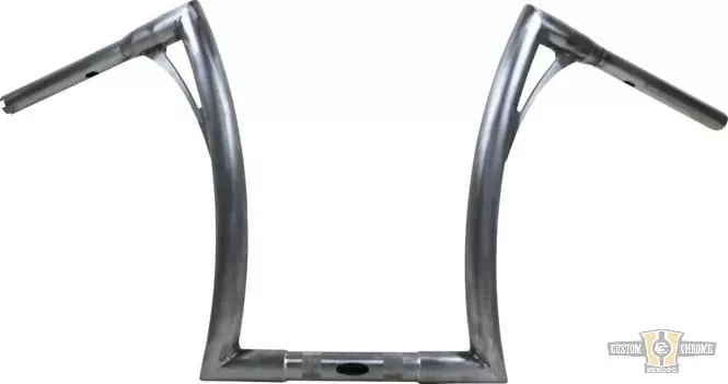 430 Extra Tall Flow Bar Super Fat Road Glide Handlebar 1.4" Raw Throttle By Wire For Harley-Davidson