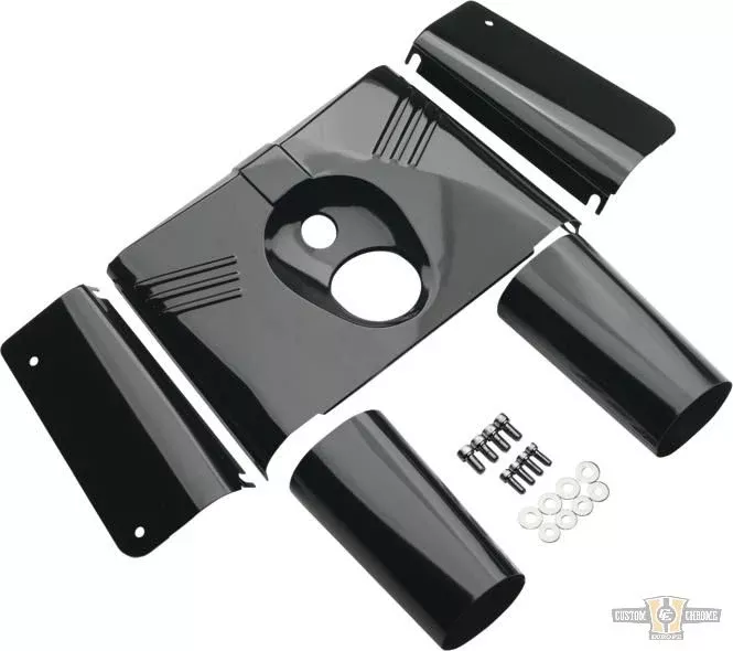 5-Piece Fork Tints for FL Softail Models Black For Harley-Davidson