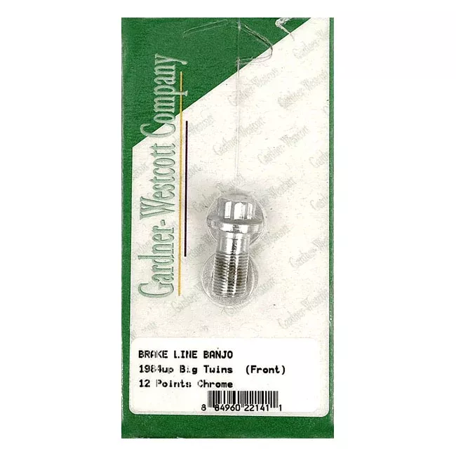 7/16-24 Front Brake Line Banjo Bolt For Harley-Davidson 41739-84A