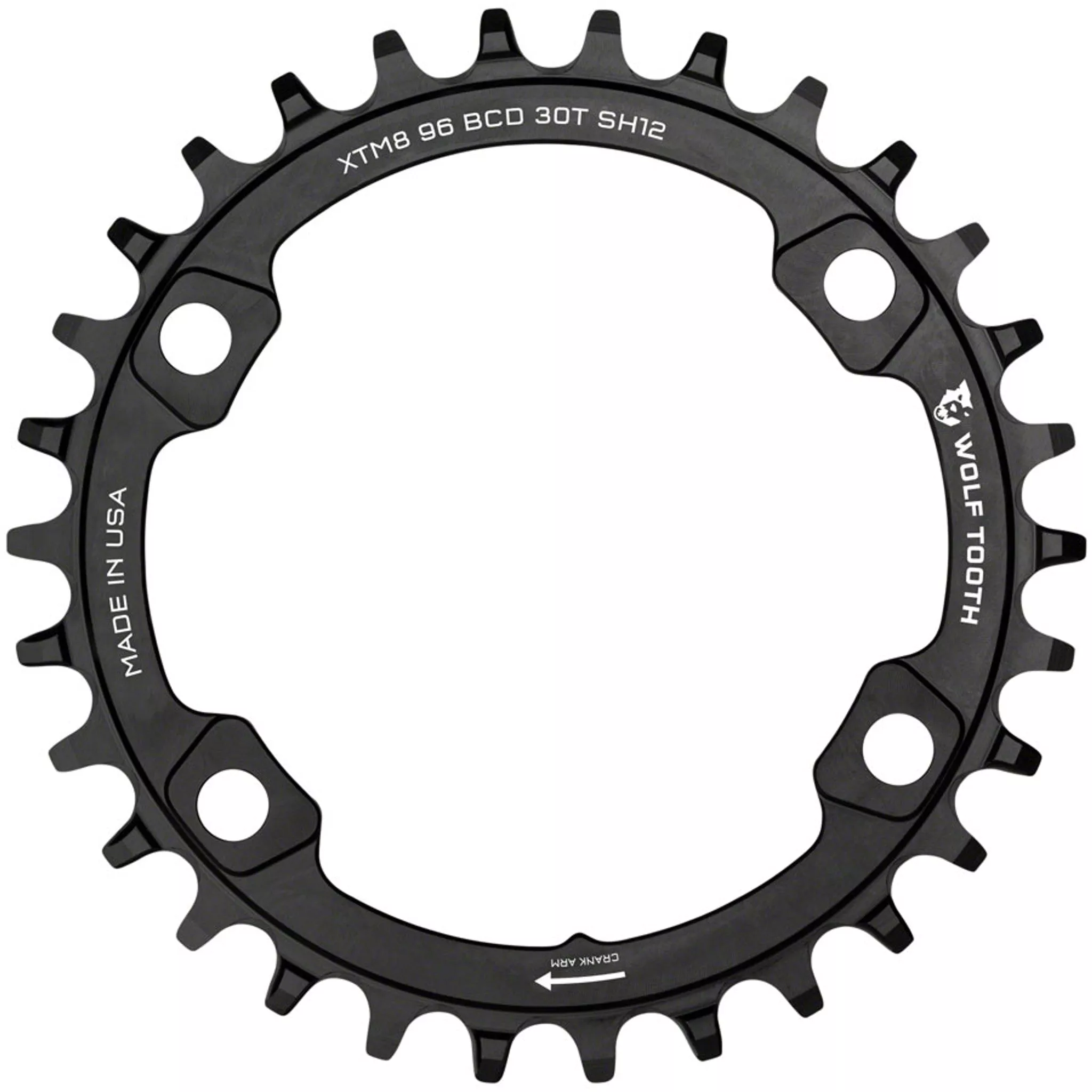96 Asymmetrical BCD Chainrings for Shimano XT 8000/SLX 7000 and Hyperglide+