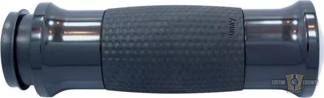Air Gel Grips Black 1" Anodized Throttle By Wire For Harley-Davidson