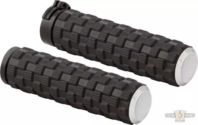 AirTrax Grips Black 1" Throttle By Wire For Harley-Davidson