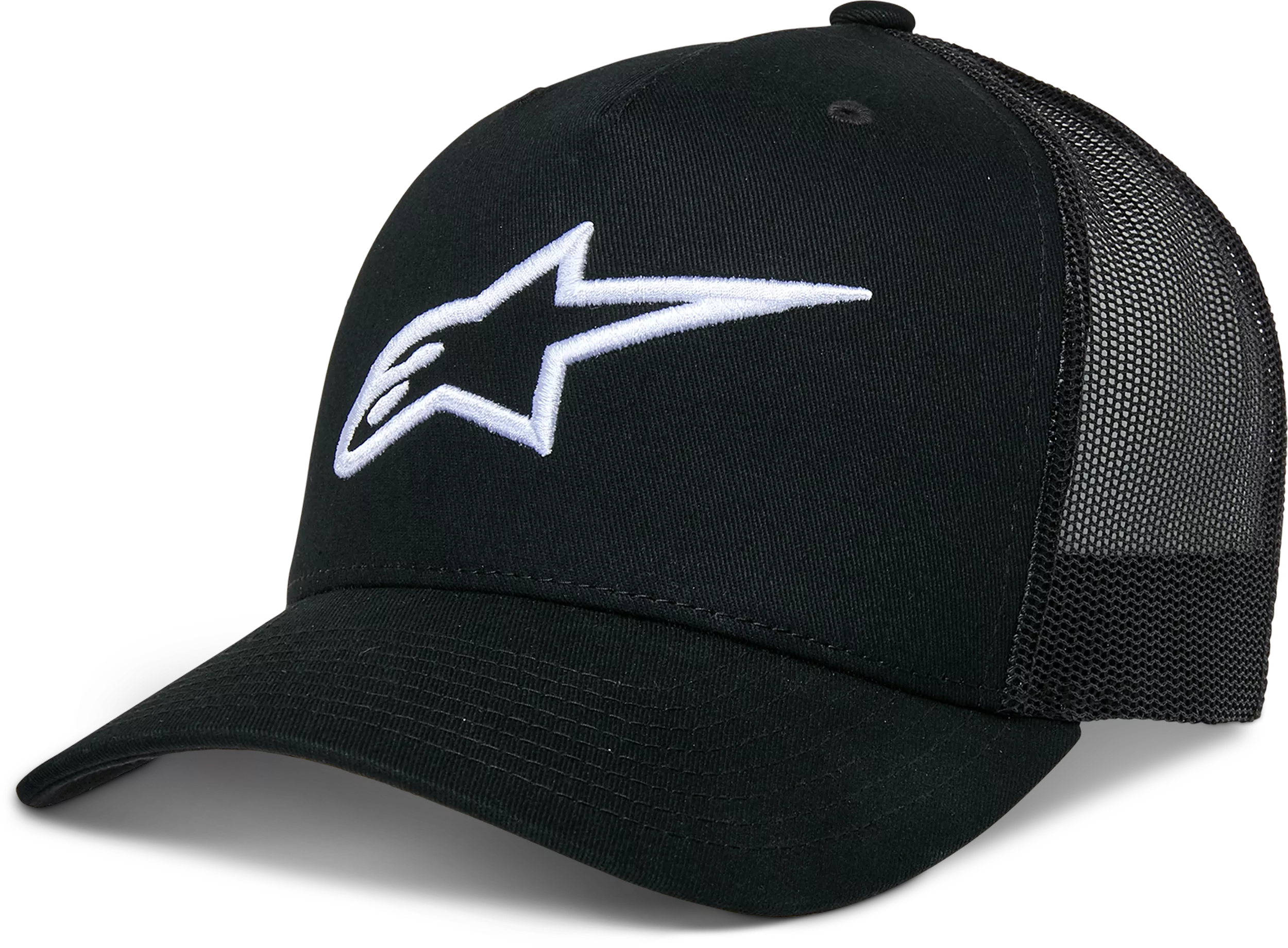 Alpinestars Ageless Trucker Hat Black/Black - Part Number 1235-81475-1010-O/S