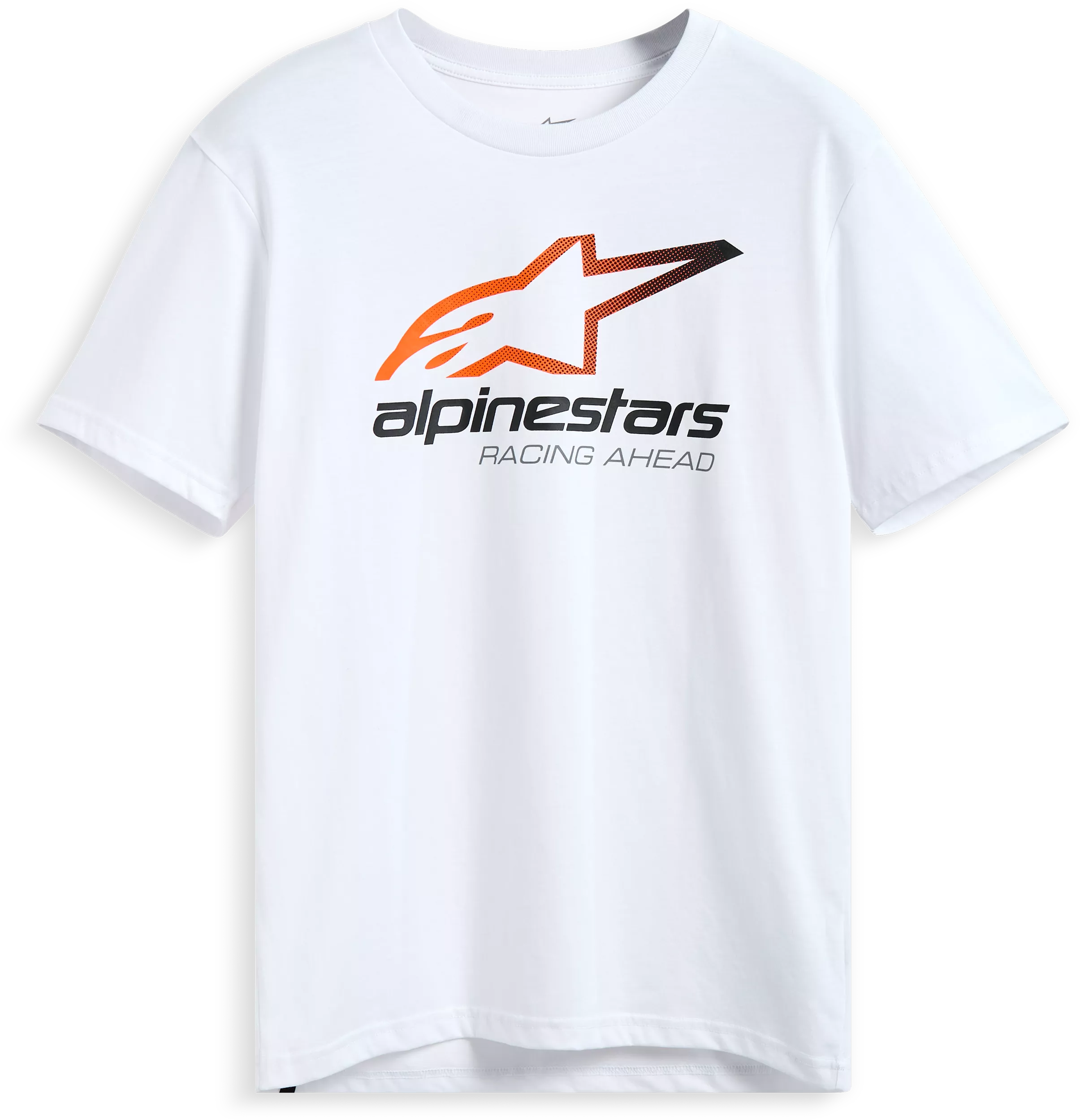 Alpinestars Aligned SS CSF Tee White Small - Comfortable and Stylish Motorcycle Apparel