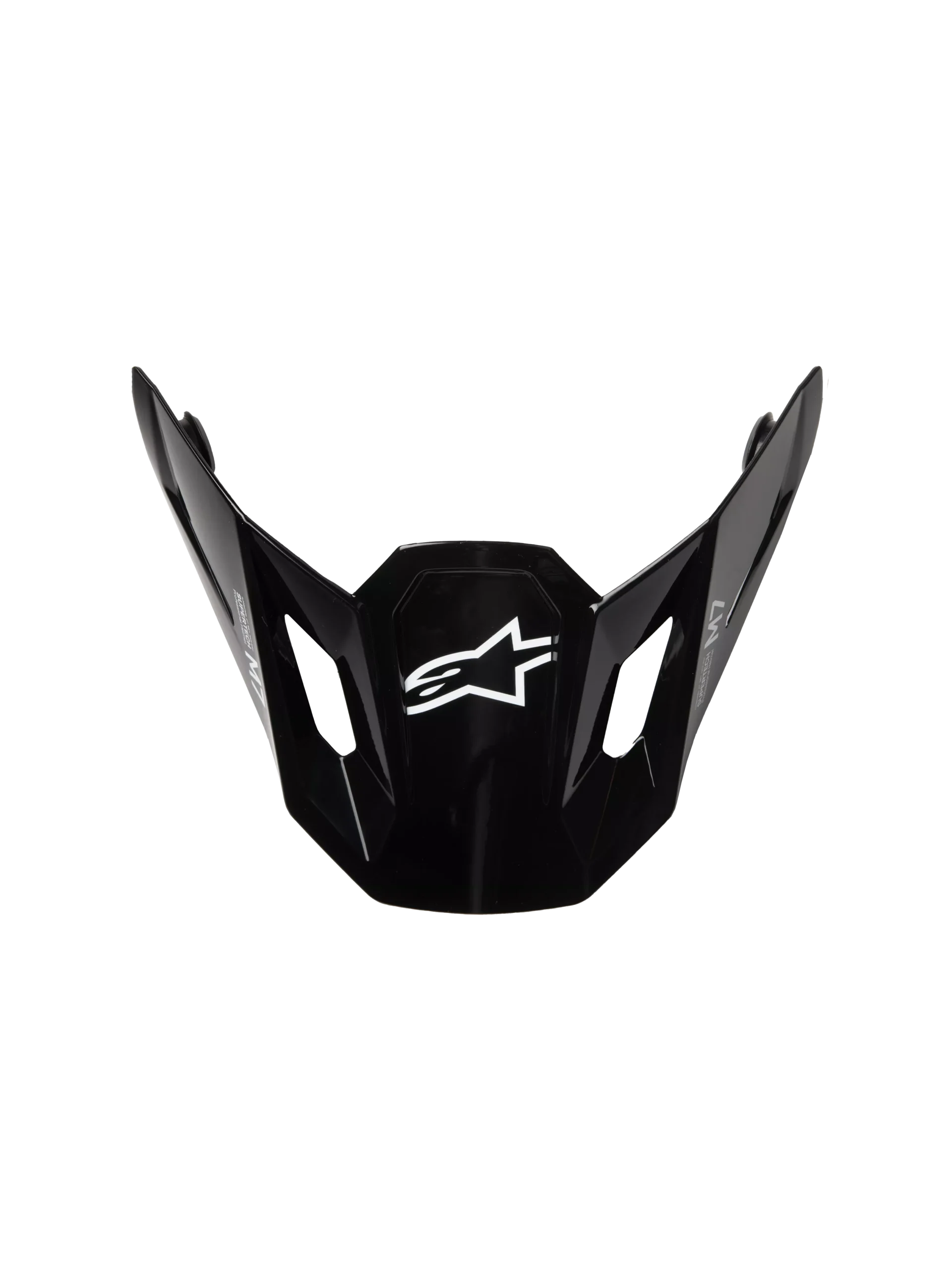 Alpinestars SM7 Solid Visor ECE06 Black Glossy (Part #8980826-1180-TU)