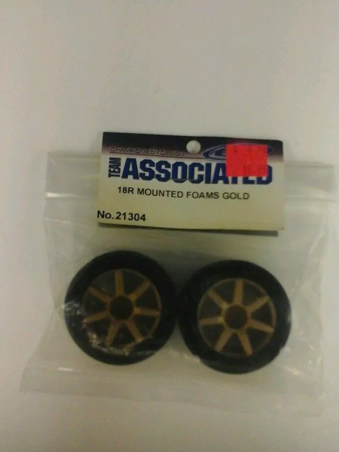 Associated 18R Mounted Foams(Gold) 21304