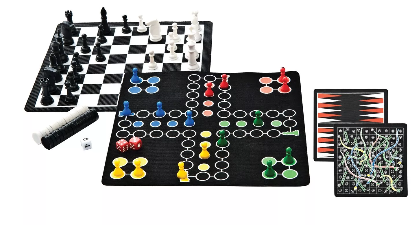 Backpack 5-in-1 Magnetic Game Set
