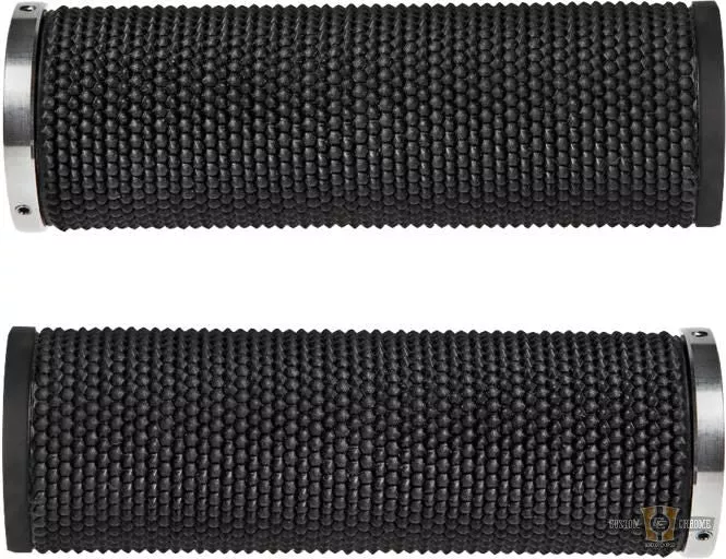 Base Rubber Grips Black 1" Throttle By Wire For Harley-Davidson