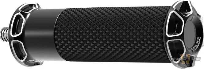 Beveled Fusion Shift/Brake Peg Black, Anodized For Harley-Davidson