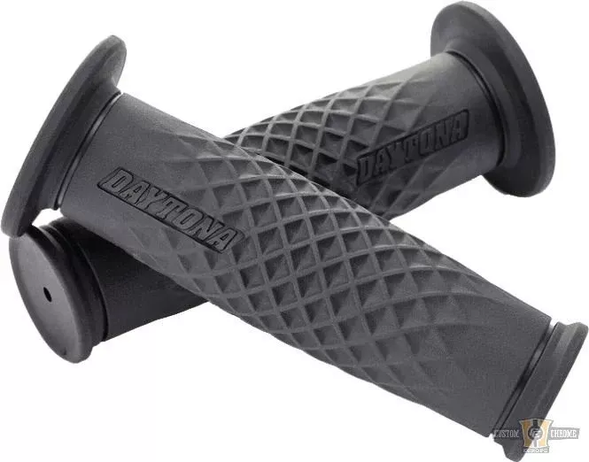 Black Arc 3 1" Throttle-by-Cable Grips for Harley-Davidson