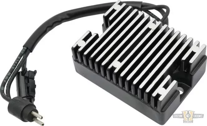 Black OEM Replacement Voltage Regulator for Harley Davidson