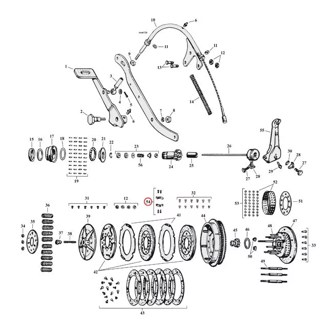 Buffer Assy, Clutch Disc For Harley-Davidson