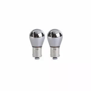 ChaftSet of 2 chrome bulbs BAU15S