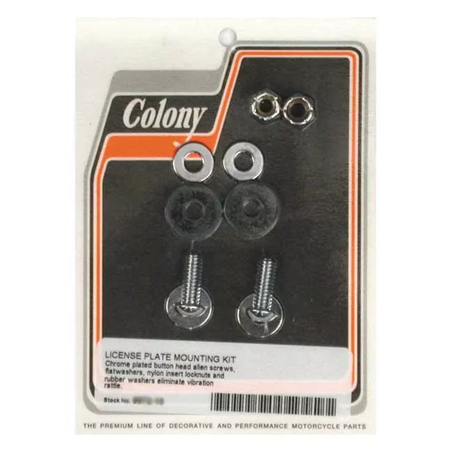Colony License Plate Mount Kit For Harley-Davidson