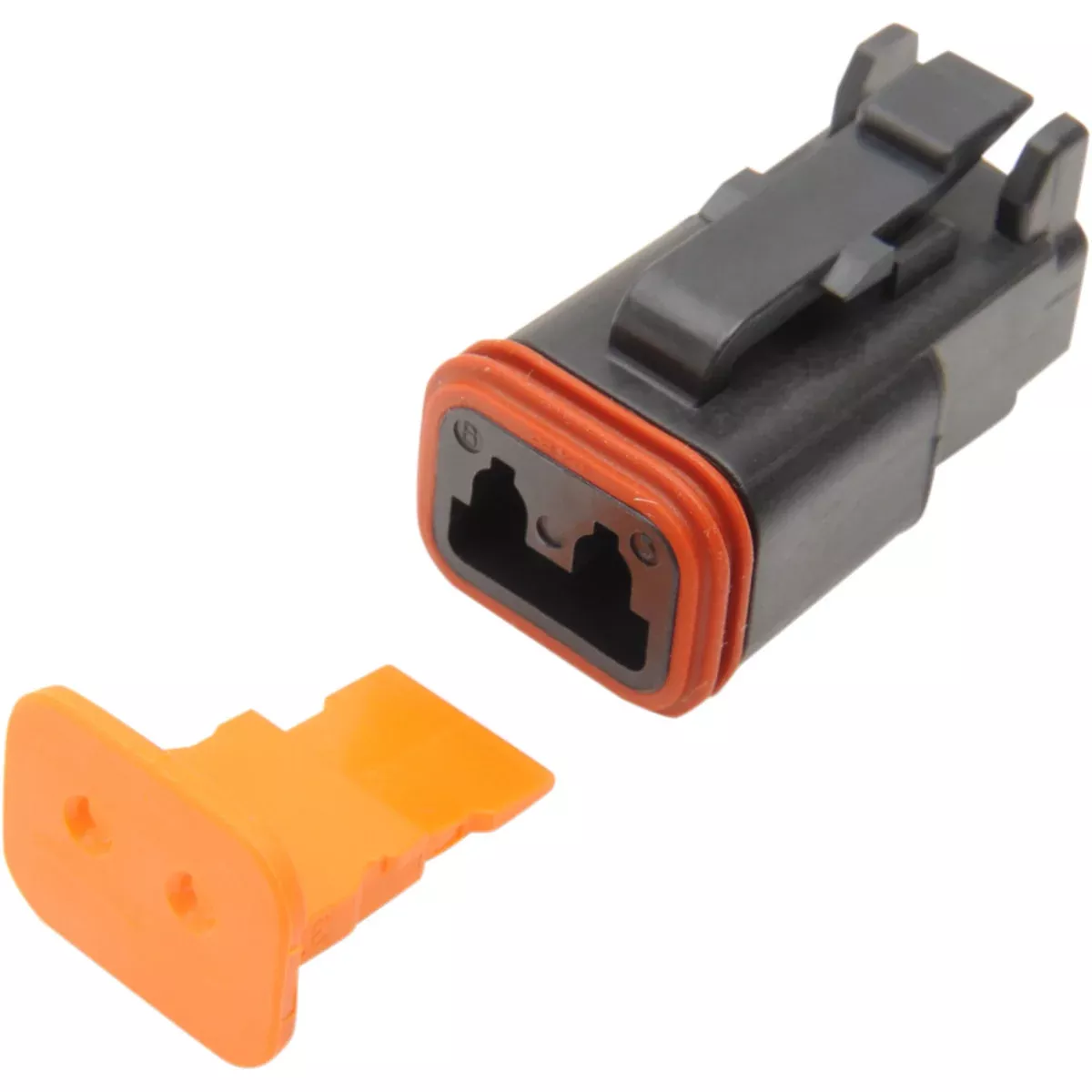 Connector For Harley-Davidson Deutsch DT Sealed Connector 2 Pin Black