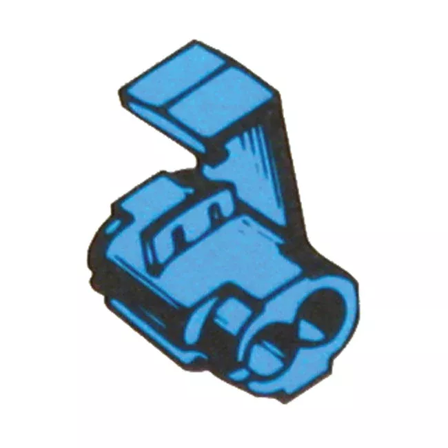 Connectors, Quick Parallel Cut. Blue for Harley Davidson