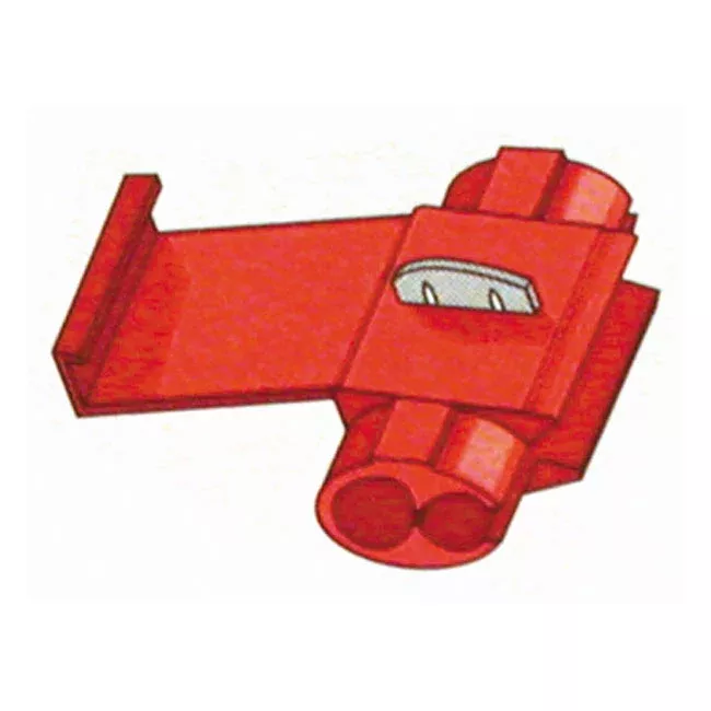 Connectors, Quick Parallel Cut. Red for Harley Davidson