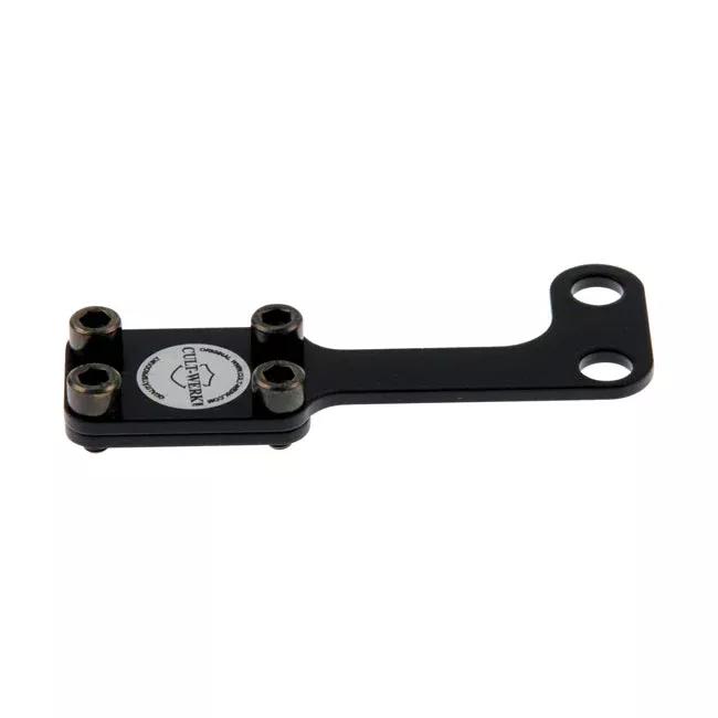 Cult-Werk Ignition Coil Relocation Bracket Kit. Black for Harley-Davidson