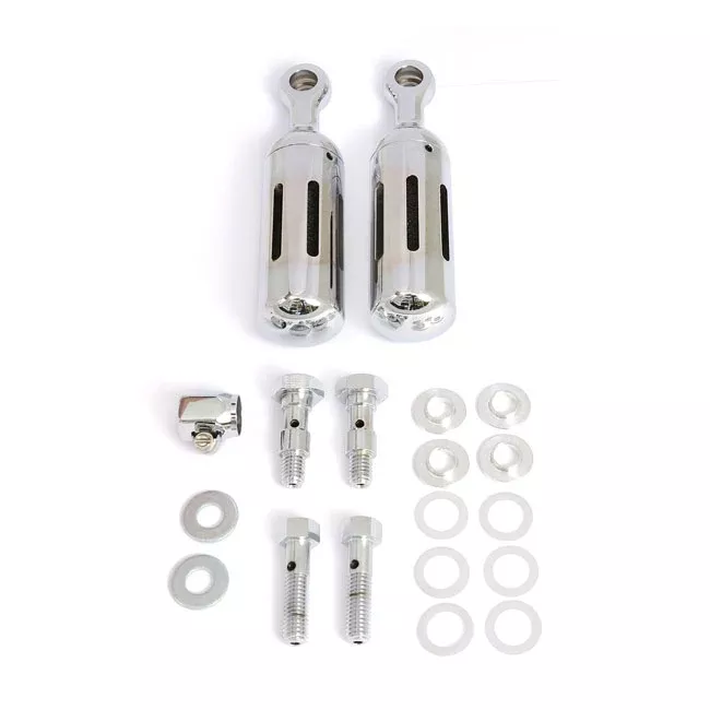 Dual Long Canister Head Vent Kit for Harley-Davidson