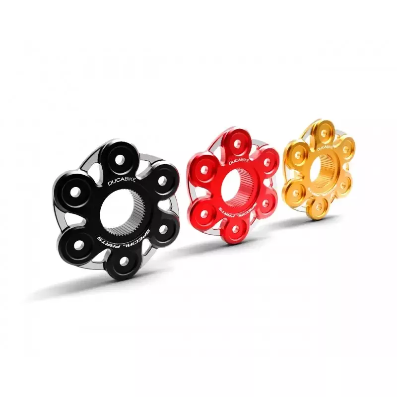 Ducabike CNC Aluminum BiColor Sprocket Carrier for Streetfighter V4