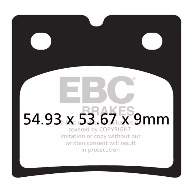 EBC Brake Pads Rear Semi-Sintered For Harley Davidson