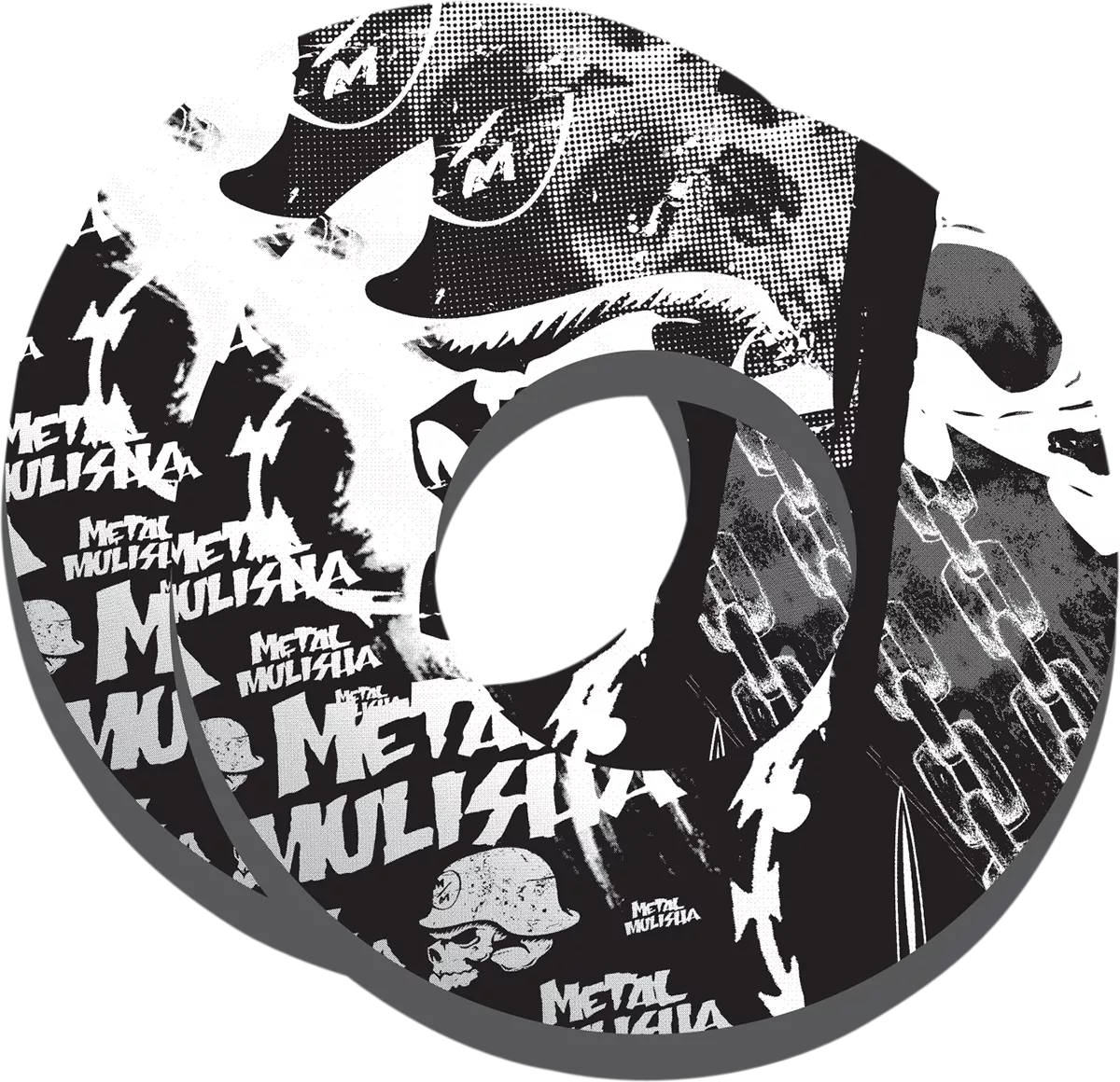 FACTORY EFFEX Grip Donuts Metal Mulisha White/Black 14-67950